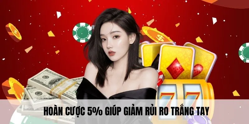 Hoàn cược 5% giúp giảm rủi ro trắng tay